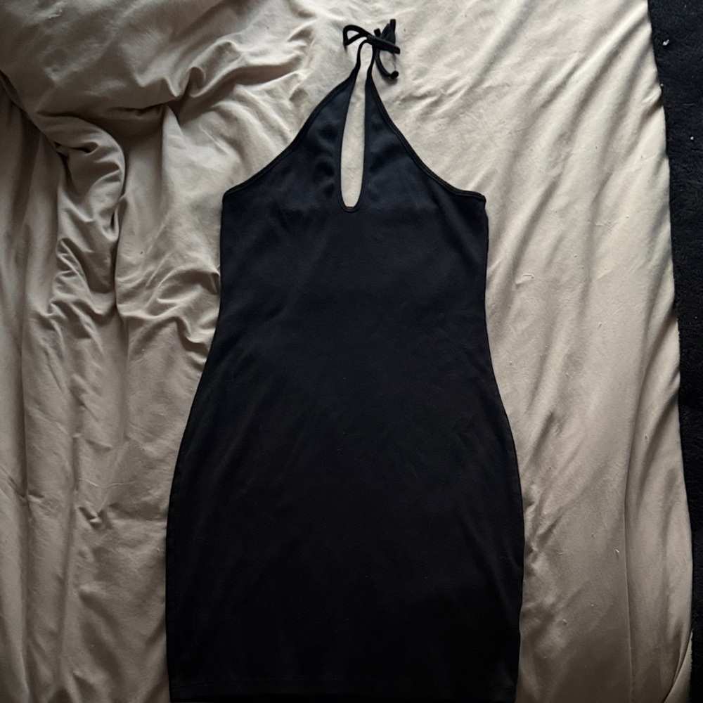 Wild Fable Black Backless Dress